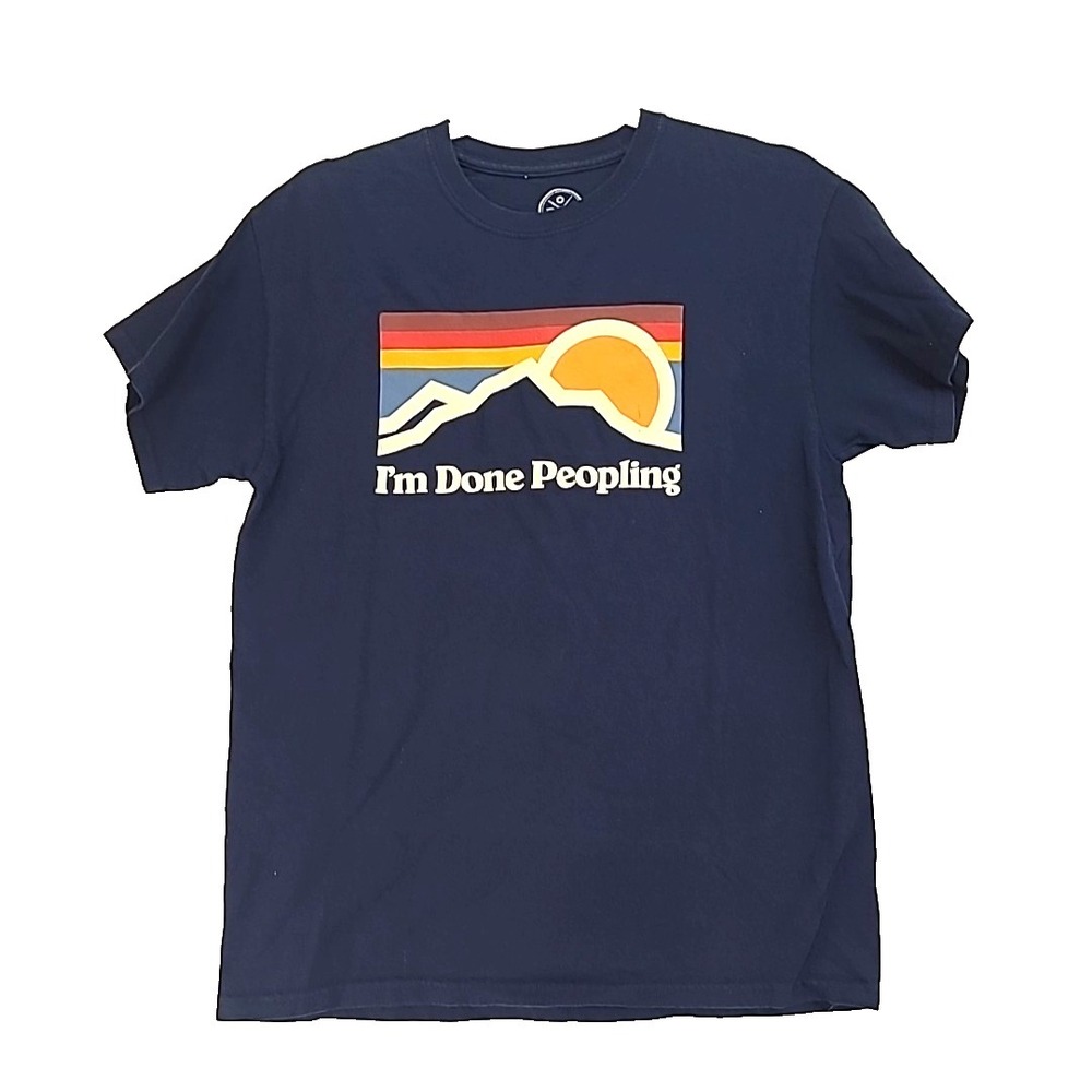 T Shirt Medium Im Dine Peopling Today DOM Novelty Shirt